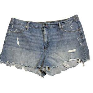 Distressed Denim Women Shorts
